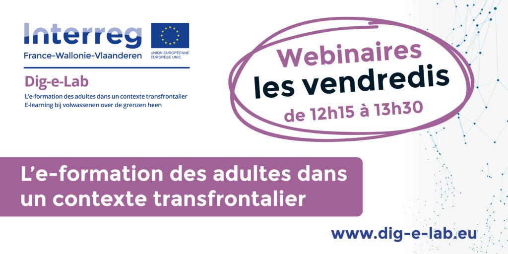 Revoir les webinaires de dissémination des résultats du projet Interreg FWVL Dig-e-Lab